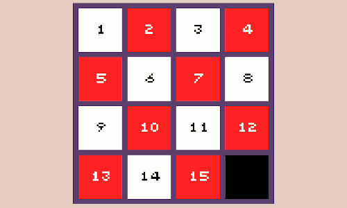 15-puzzle screenshot